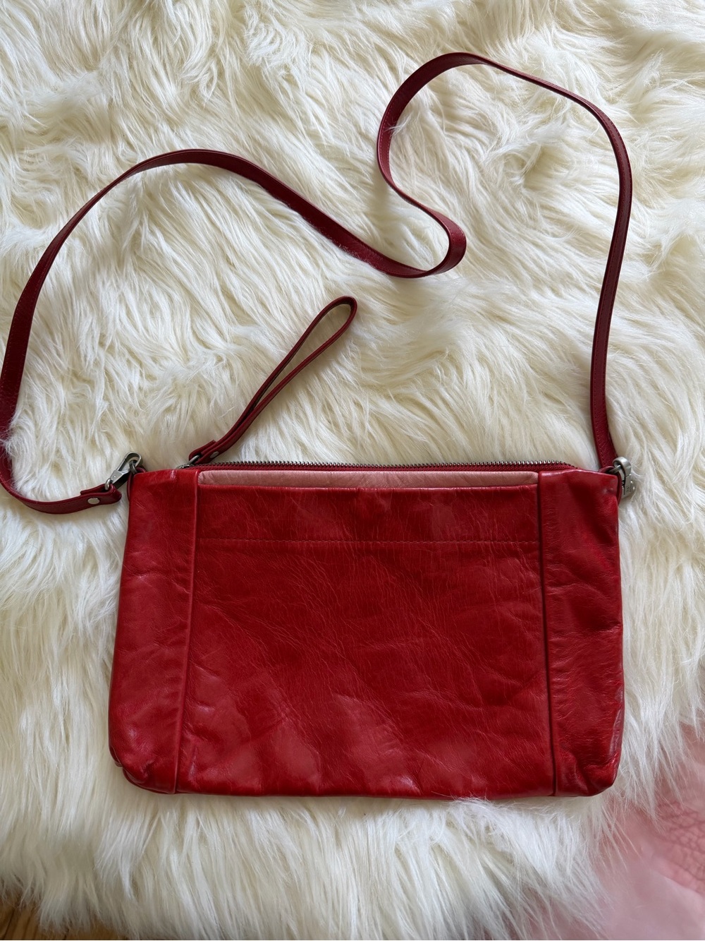 Rough & Tumble Large Marsden Crimson Sorbet crossbody bag purse